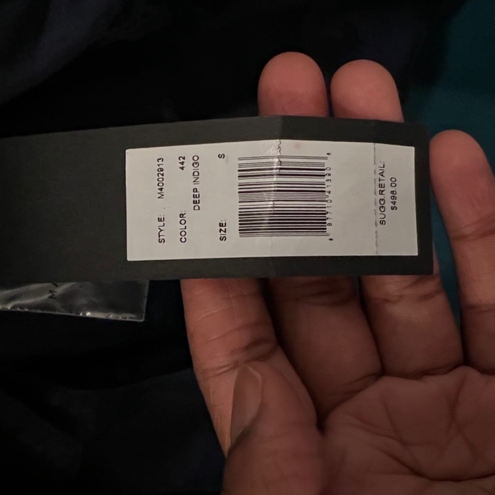 Brand New Authentic Marc Jacobs Navy Fatigue Bomber Jacket - Picture 7 of 7